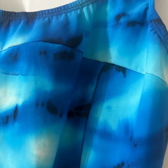 Women's Miraclesuit Blue One Piece‎ Tye Dye Size 12DD Wireless - Picture 7 of 7